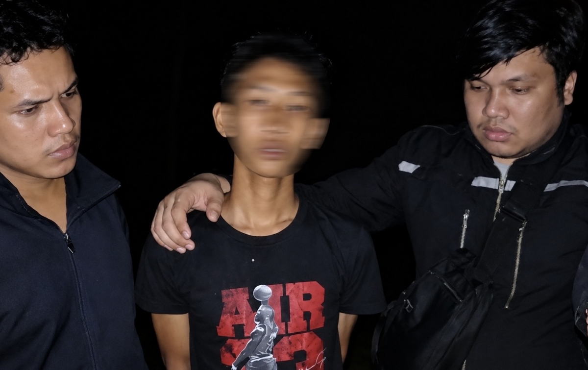 Tim Macan Polres Pelabuhan Belawan Tangkap Remaja Anggota Genk Motor, 10 Sajam Ditemukan di Sekitar Basecamp