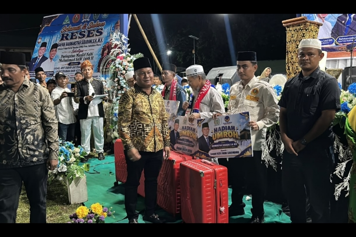 Ribuan Warga Tumpah Ruah Hadiri Maulid Nabi dan Reses Rahmansyah Sibarani, Hadad Alwi Video Call Agendakan Barus Bersalawat