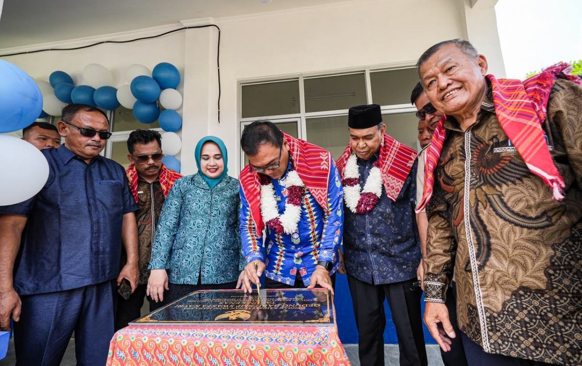 Bupati Deli Serdang Resmikan Gedung Baru SMP Kavri