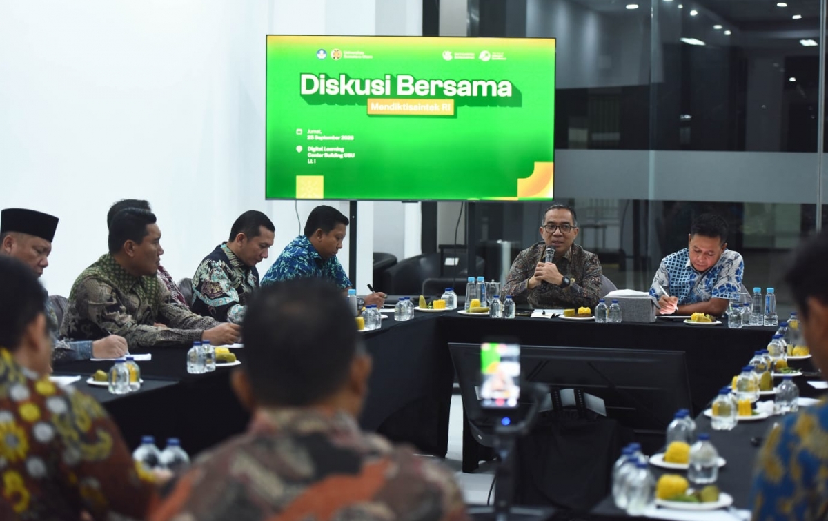 Mendiktisaintek Dorong USU Jadi Pusat Unggulan Iptek di Sumatera