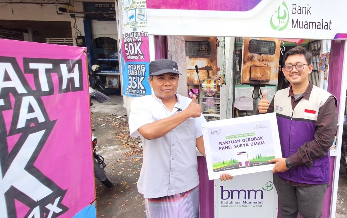 Bank Muamalat dan BMM Hadirkan CWLD Seri 001 untuk Program Gerobak Surya UMKM