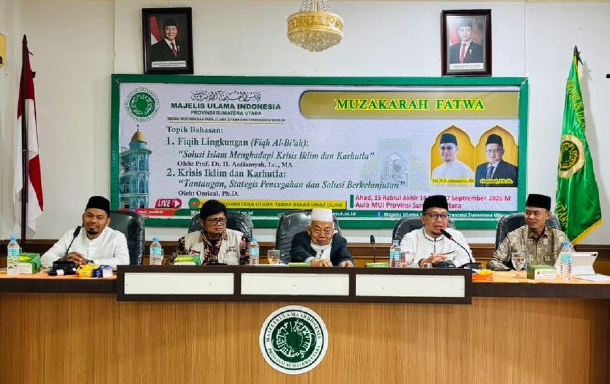 MUI Sumut: Krisis Iklim dan Karhutla Perlu Dijawab dengan Ilmu, Fatwa, dan Aksi