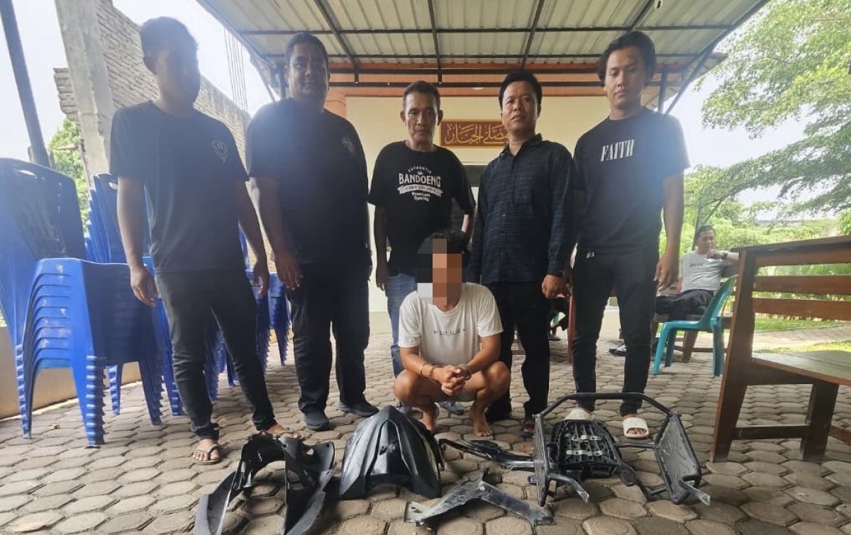 Nekat Curi Motor Saat Korban Jogging di Alun-Alun Sergai, Pria Berinisial MY Dibekuk Polisi