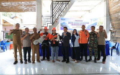 Perkuat Mitigasi di Daerah Rawan, PLN dan BPBD Bentuk Desa Siaga Bencana di Batu Mbelin