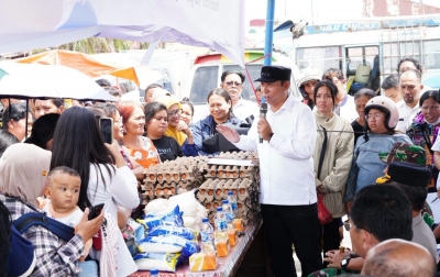 Bupati Taput Buka Pelaksanaan Gerakan Pangan Murah