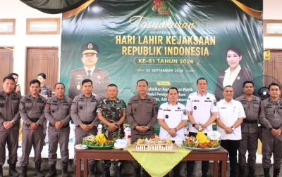 Kejari Palas Peringati Harlah Kejaksaan RI ke 81 dengan Sederhana
