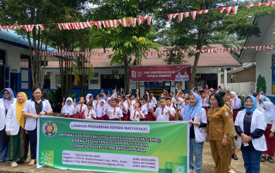 USU Edukasi PHBS dan Kesehatan Gigi Sejak Dini di SDN 1 Bangun Purba