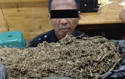 Nyambi Jual Ganja, Satpam Bengkel Mobil Diciduk Polrestabes