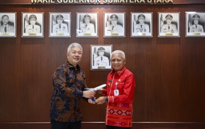 Garuda Indonesia dan Pemprov Sumut Perkuat Sinergi Ekosistem Aviasi dan Konektivitas