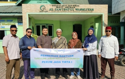 Sedekah dan Wakaf Energi Al Washliyah Dapat Dukungan Jasa Tirta I