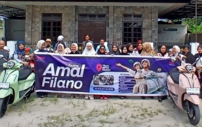 City Touring dan Beramal Komunitas Filano Kisaran Berlangsung Semarak