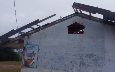 SDN Buluh Mengkal Terapkan Belajar 2 Sesi Pasca Bencana Angin Kencang