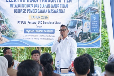 Manfaatkan Listrik Produktif, Warga Deliserdang Didorong Jadi Sentra Jamur Tiram