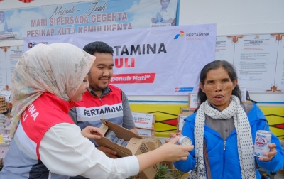Pertamina Patra Niaga Sumbagut Terus Dorong Upaya Pemulihan Pasca Erupsi Gunung Sinabung di Karo