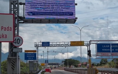Hutama Karya Tutup Sementara Pengoperasian Tol Fungsional Seksi 1 Padang Tiji-Seulimeum