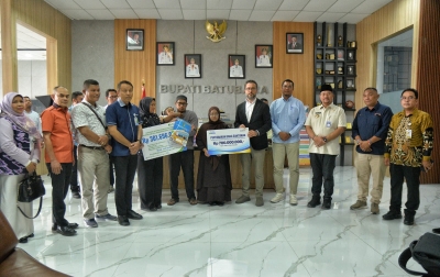 BPJS Ketenagakerjaan Serahkan Santunan Rp1,1 Miliar untuk Ahli Waris Korban Kecelakaan Kerja di PT Evyap
