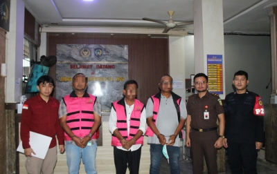 Tiga Tersangka Kasus Dugaan Korupsi Jembatan Hutan Mangrove Ditahan
