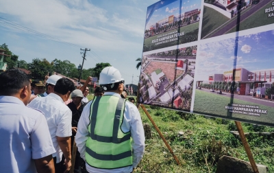 Asri Luddin Tambunan Resmikan Pembangunan RSUD di Hamparan Perak 