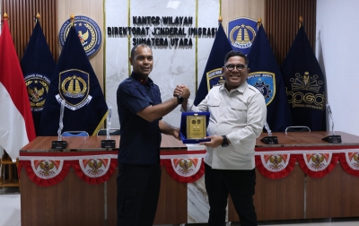 Kanwil Ditjenim Sumut Jadi Rujukan Studi Tiru, Kolaborasi Imigrasi Kian Solid