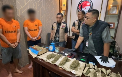 Kos Dijadikan Gudang Narkoba, Dua Bandar Sekaligus Pengedar Diringkus Polrestabes Medan