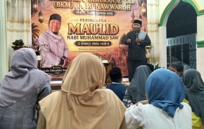 BKM Al Munawwaroh Peringati Maulid Nabi, Ajak Jamaah Teladani Akhlak Rasulullah