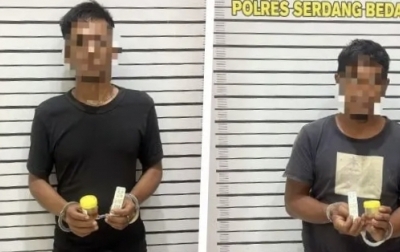 Nyamar Jadi Pembeli, Polisi Ringkus Dua Pengedar Sabu di Pantai Cermin