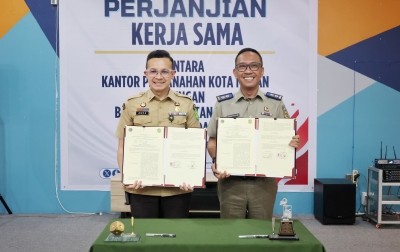 Bapenda Medan Perkuat Sinergi dengan Kantor Pertanahan Medan