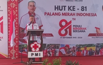 HUT ke-81 PMI di Sumut Berlangsung Meriah