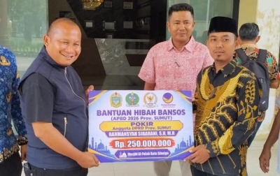 Rahmansyah Sibarani Perjuangkan Hibah Rp600 Juta untuk Tiga Masjid di Sibolga