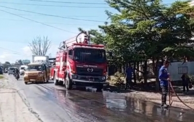 Diduga Akibat Tumpahan Solar, Jalan Lintas Dairi Licin dan Sering Picu Kecelakaan