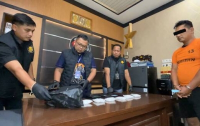 Simpan 480 Gram Sabu Penumpang Bus Diciduk Polrestabes
