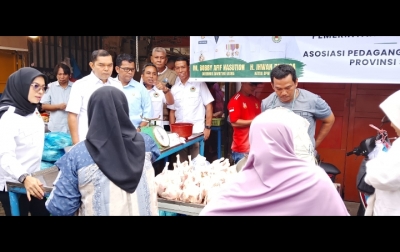 APPSI Sumut-Pemprov Gelar Operasi Pasar,  Tekan Harga Ayam Rp40 Ribu Per Kg