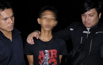 Tim Macan Polres Pelabuhan Belawan Tangkap Remaja Anggota Genk Motor, 10 Sajam Ditemukan di Sekitar Basecamp
