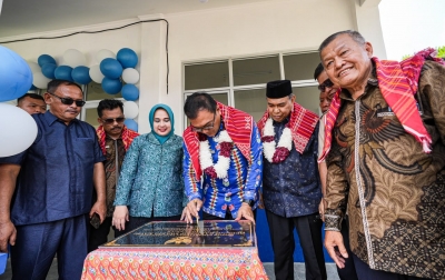 Bupati Deli Serdang Resmikan Gedung Baru SMP Kavri