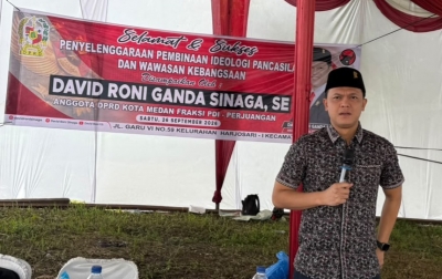 David Roni Ajak Masyarakan Terapkan Pancasila dalam Kehidupan Berbangsa dan Bernegara