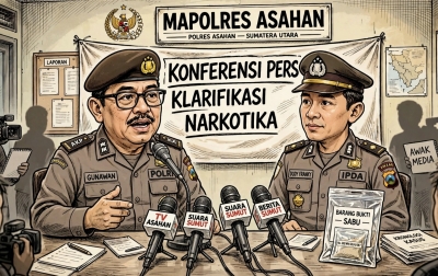 Viral Tudingan Bandar Sabu Dilepas, Polres Asahan Klarifikasi: EN Direhab Bukan Dibebaskan