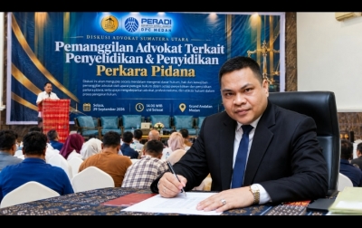 Dalam Diskusi Peradi, Hasrul Benny Harahap : Jaga Marwah Advokat, Lawan Kriminalisasi