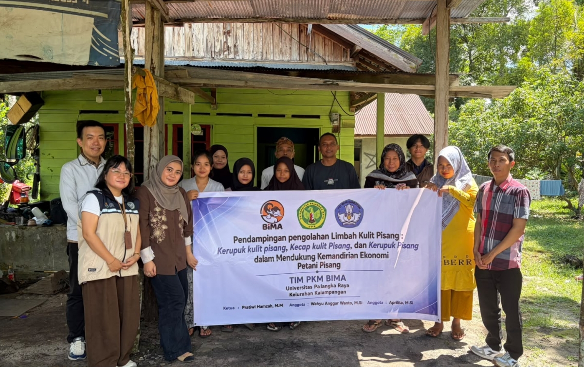 Limbah Kulit Pisang Jadi Bernilai: Edukasi Ekonomi Sirkular bagi Petani Palangka Raya