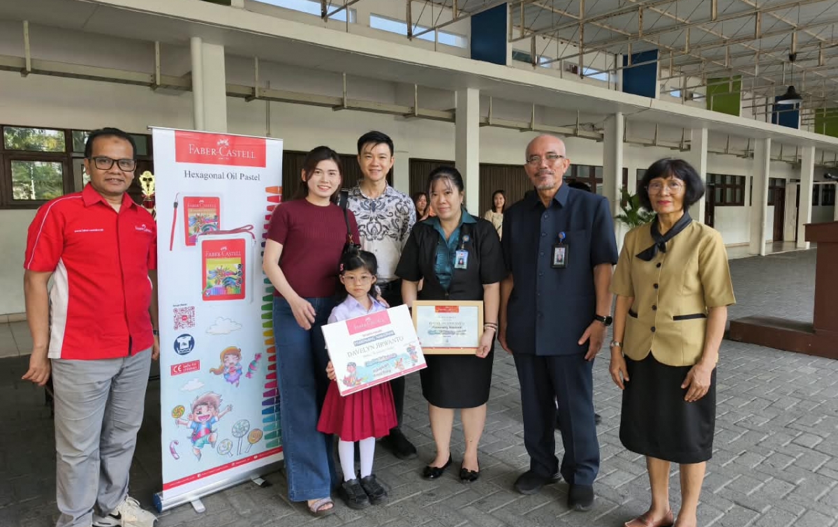 Tujuh Anak Indonesia Raih Wisata ke Bali dari Faber-Castell Creative Family Award