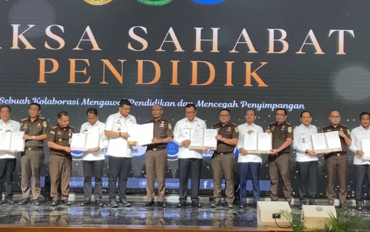 Luncurkan ‘Jaksa Sahabat Pendidik’, Kejati dan Pemprov Sumut Beri Rasa Aman untuk Guru