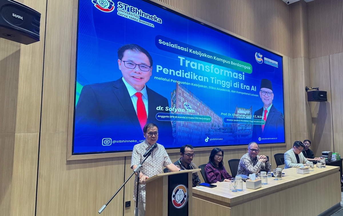 Gandeng Dirjen Diktisaintek, Sofyan Tan Tegaskan Pentingnya Adaptasi dan Kompetensi Unggul bagi Lulusan PT
