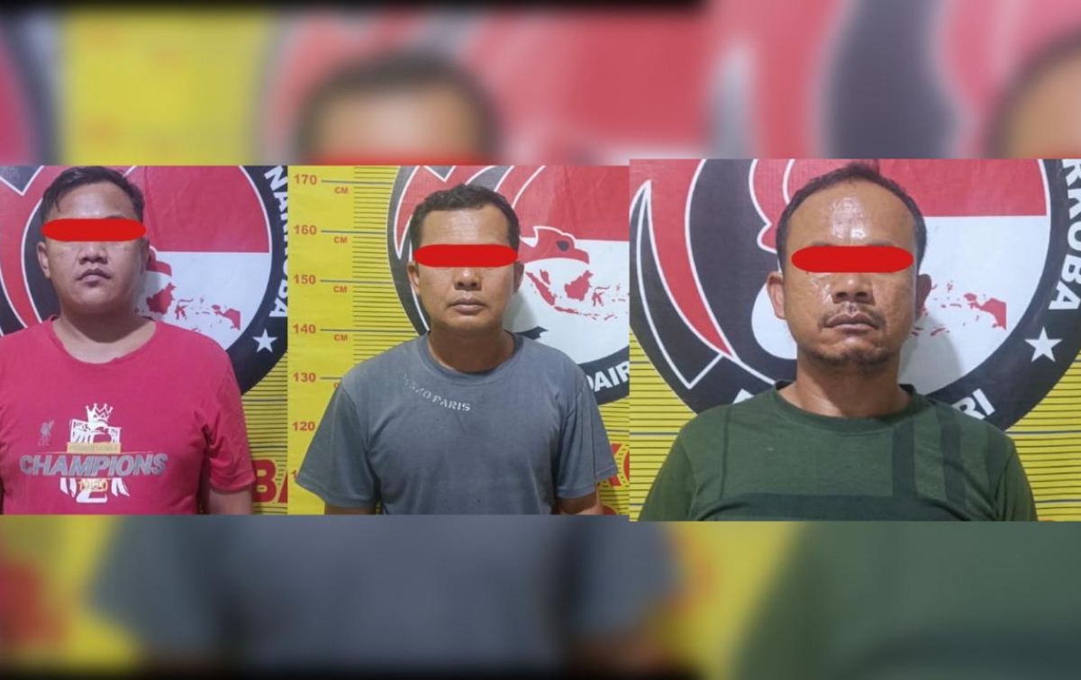 Polres Dairi Tangkap 3 Pria Lewat Operasi Sarang Narkoba