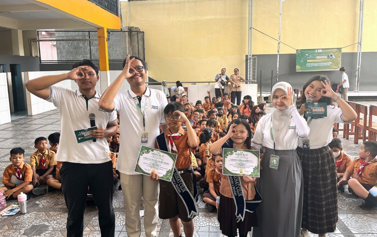 Lentera Literasi, TSA USU Edukasi Siswa tentang Kesehatan Mata