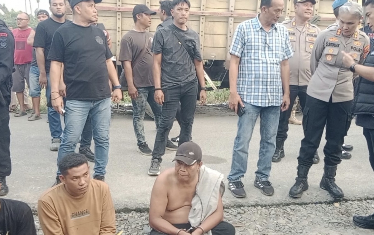 Polres Sergai dan Tim Gabungan Gerebek Sarang Narkoba di Sei Bamban, 12 Pria Diciduk
