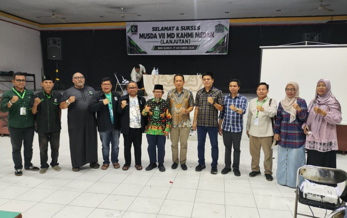 5 Nama Terpilih Dalam Musda KAHMI Medan, Andika Sitepu Kordinator Presidium