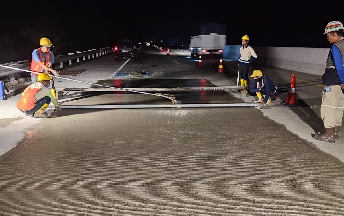 Hutama Karya Genjot Pemeliharaan JTTS Sekaligus Bangun Akses Baru Tol Terpeka