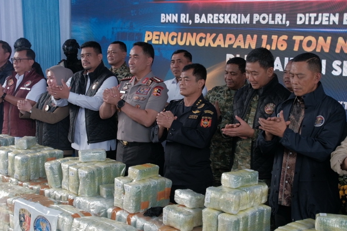 Bea Cukai, BNN, dan Polri Gagalkan Penyelundupan 1,16 Ton Ketamin di Perairan Selat Malaka