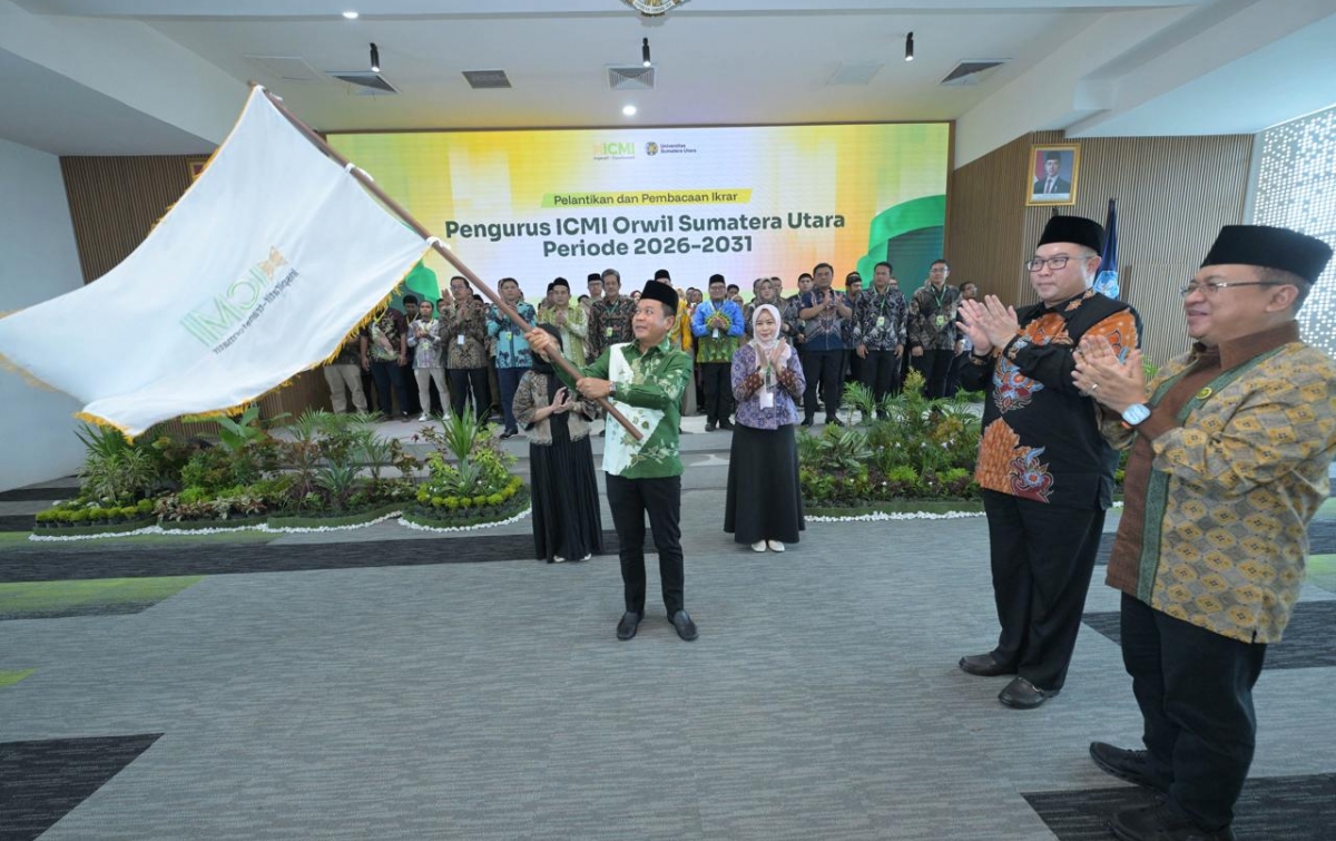 Pimpin ICMI Sumut, Prof Muryanto Amin Siap Perkuat Kontribusi Cendekiawan untuk Umat