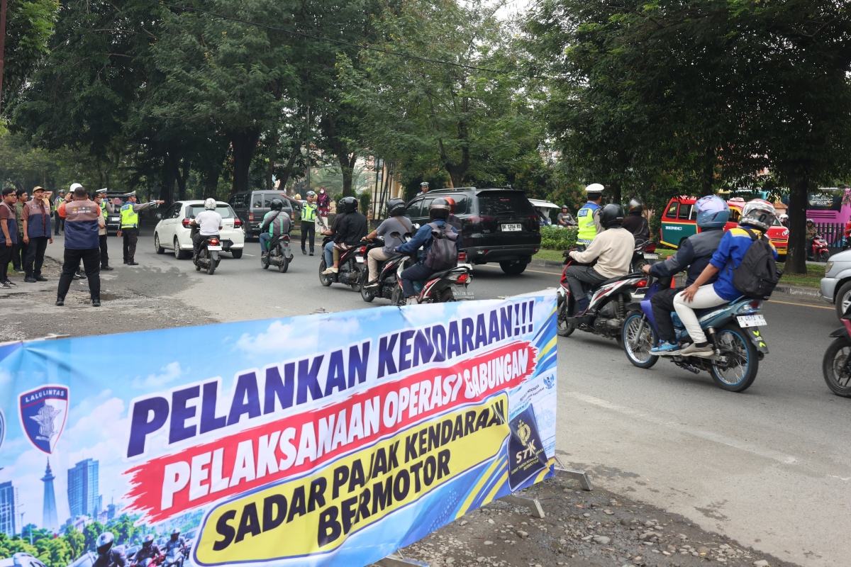 Bapenda Bersama Instansi Terkait Gelar Opsgab Sadar Pajak Kendaraan 2026