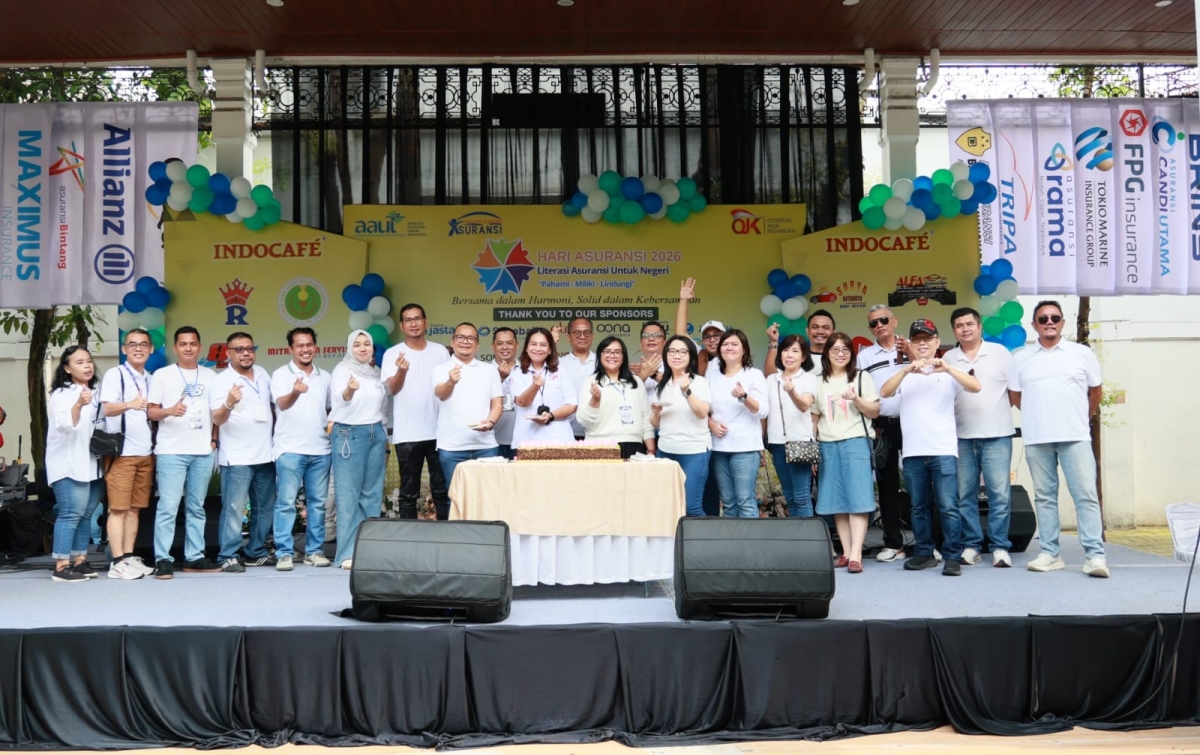 Usung Tema 'Bersama Dalam Harmoni', AAUI Cabang Medan Sukses Gelar Hari Asuransi 2026 Bersama 54 Perusahaan